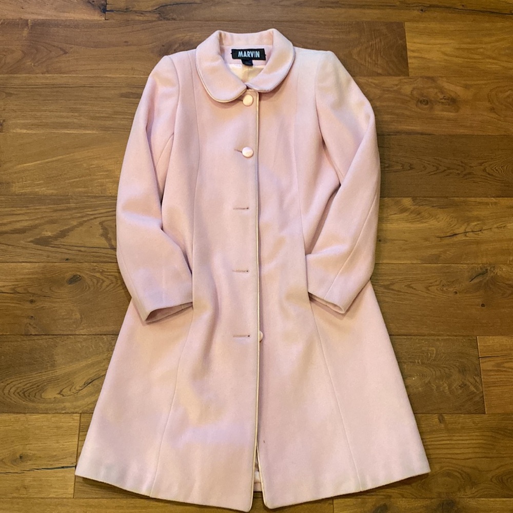 Marvin Richards, large, wool, woman’s, princess cut, coat